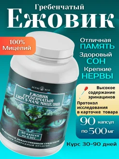 Ежовик Гребенчатый Мицелий капсулы 90 штук по 500 мг