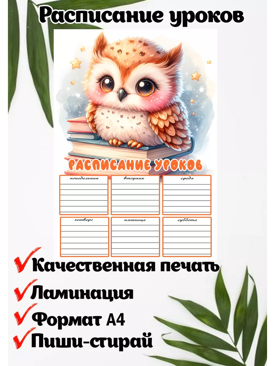 Расписание уроков