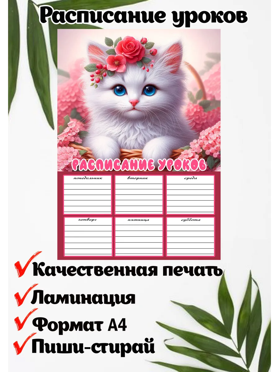 Расписание уроков