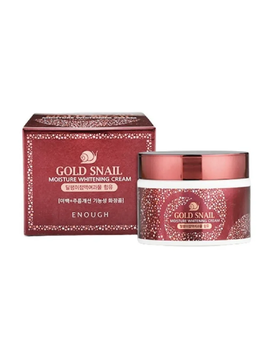 Крем для лица snail gold. Enough Gold Snail Moisture Whitening Cream