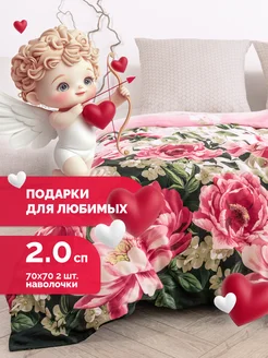 Постельное белье 2 спальное бязь Романтика 264655983 купить за 1 972 ₽ в интернет-магазине Wildberries