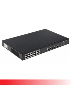 Коммутатор управляемый 16-портовый с poe DH-PFS4218-16ET-240