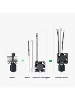 Complete Hotend Assembly - X1 0.4 Bambu Lab 264714449 купить за 4 714 ₽ в интернет-магазине Wildberries