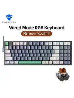 Machenike K500 Проводная Клавиатура Возможность 94 RGB 264717714 купить за 4 155 ₽ в интернет-магазине Wildberries