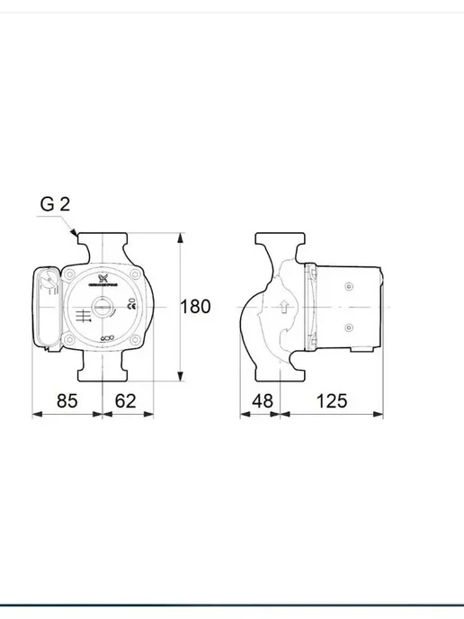 Grundfos Циркуляционный насос ups 32-80, вариант, фото 3
