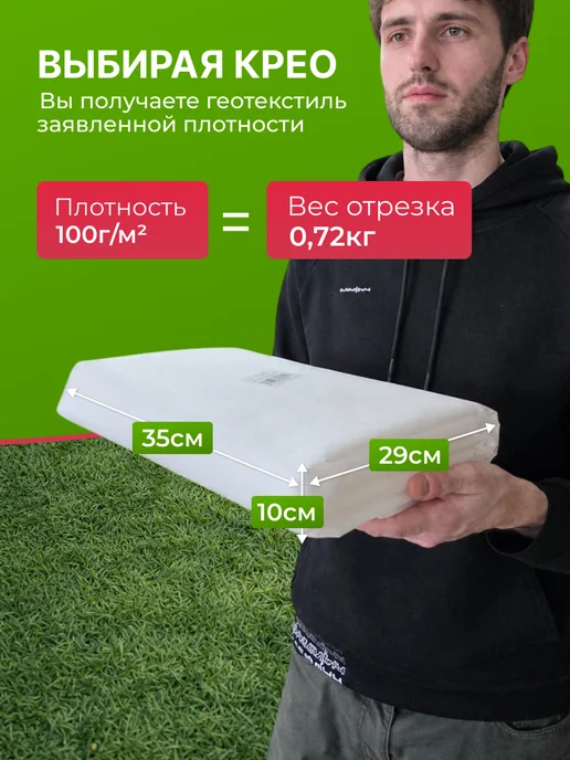 КРЕО Укрывной материал для винограда 100 1,6*5м на зиму, 1.6x5 м, фото 2