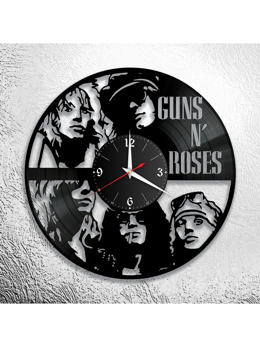 Настенные часы с группой Guns and Roses, Ганз-Н-роузиз