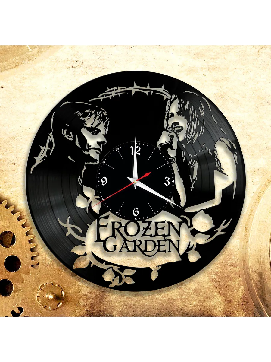 Настенные часы с группой Frozen Garden