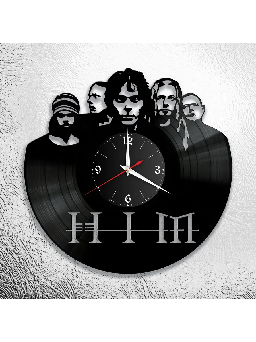 Настенные часы с группой HIM