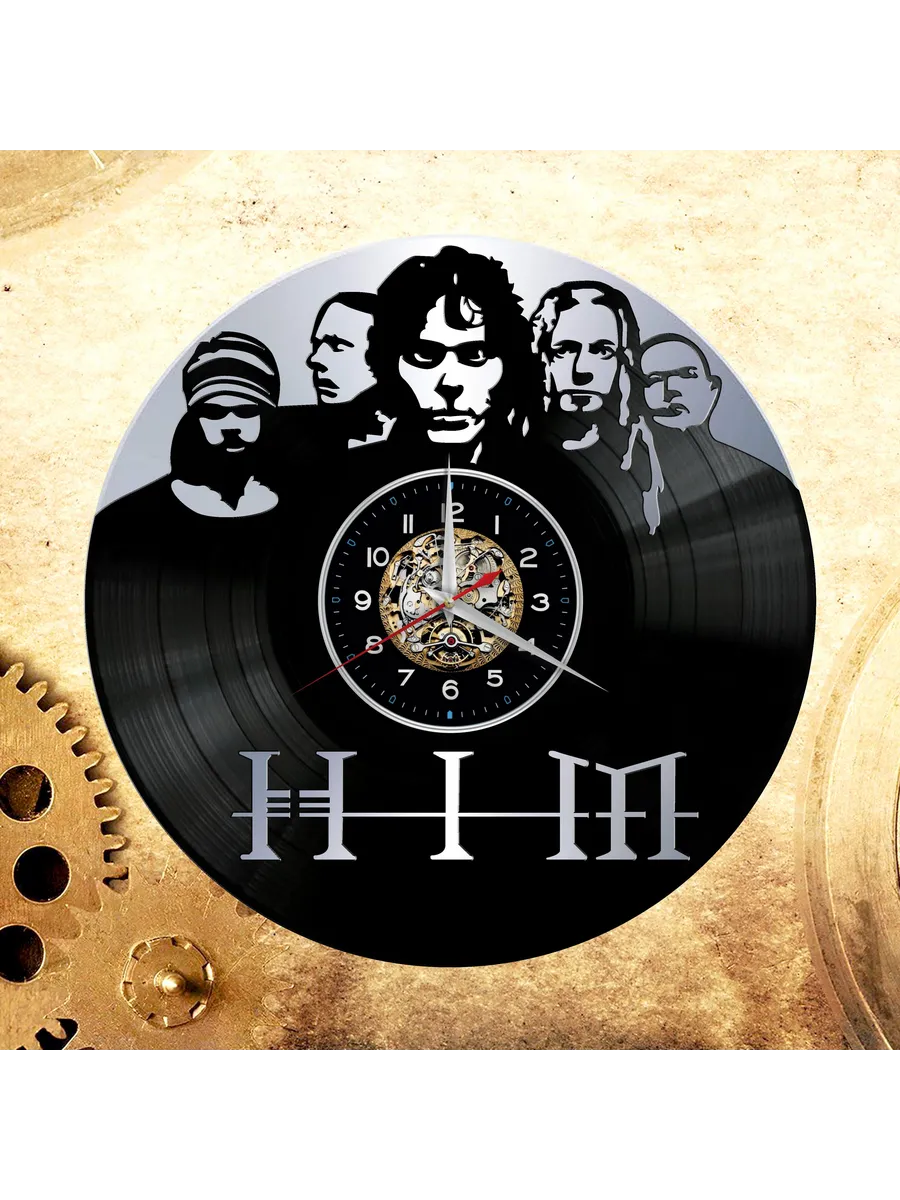 Настенные часы с группой HIM