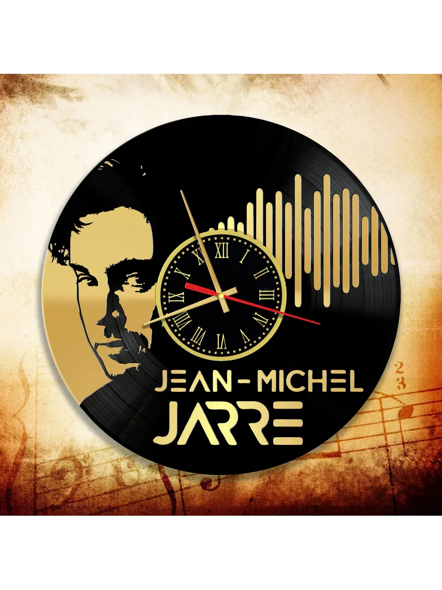 Настенные часы с Jean-Michel Jarre, Жан-Мишель Жарр