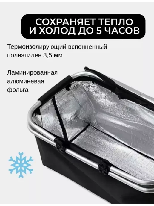ИКЕА ЛОФТ Термосумка для пикника холодильник для пива и рыбалки 30л, 30 л, фото 2