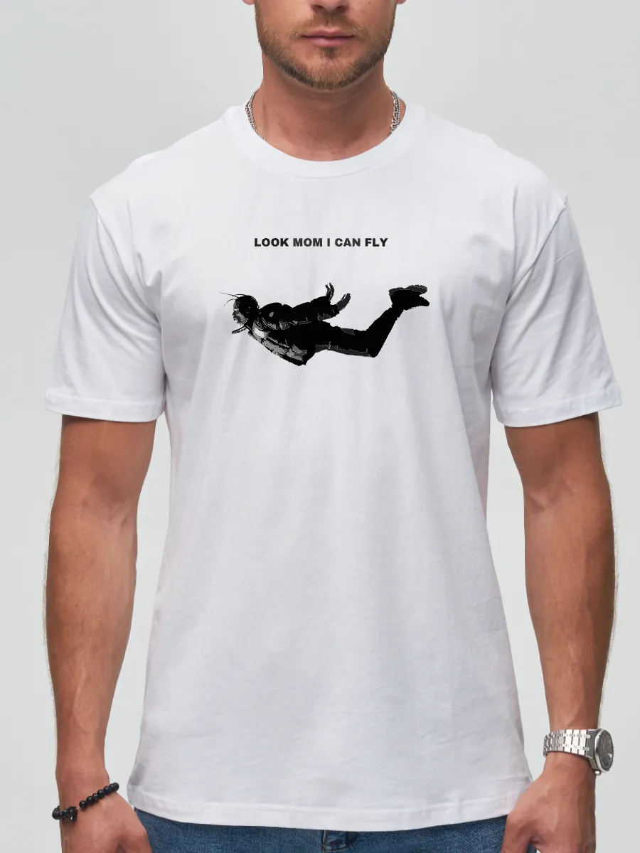 Футболка Look mom I can fly