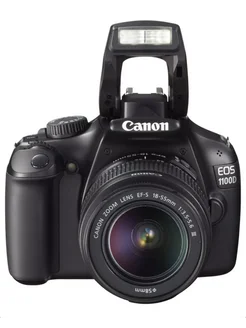 Зеркальный фотоаппарат EOS 1100D Kit 18-55 CANON 264863776 купить за 20 880 ₽ в интернет-магазине Wildberries