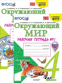 Окружающий мир. 4 класс. Рабочая тетрадь. В 2-х частях