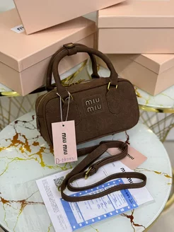 Сумка miu miu 264895758 купить за 4 275 ₽ в интернет-магазине Wildberries