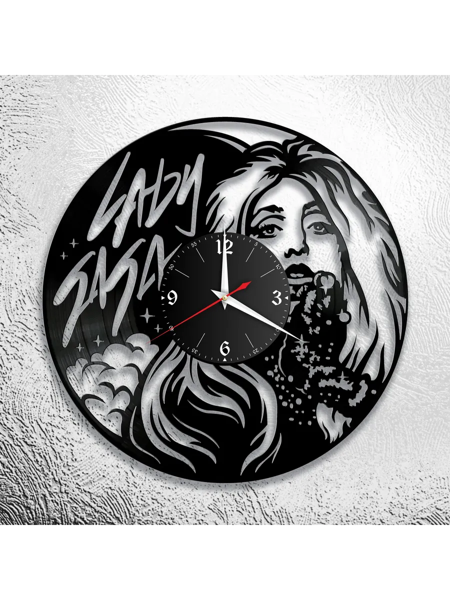 Настенные часы с Леди Гагой, Lady Gaga