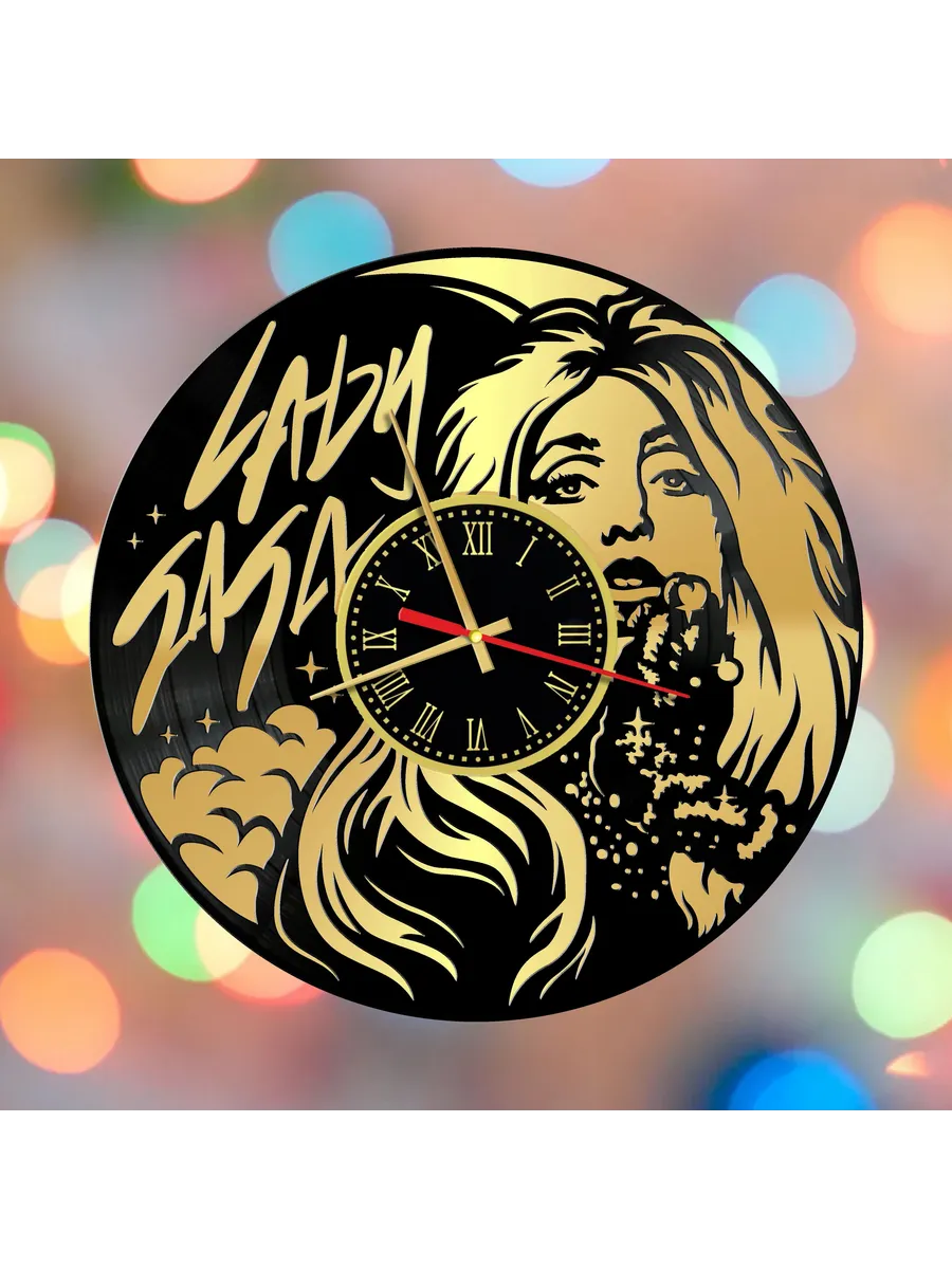 Настенные часы с Леди Гагой, Lady Gaga