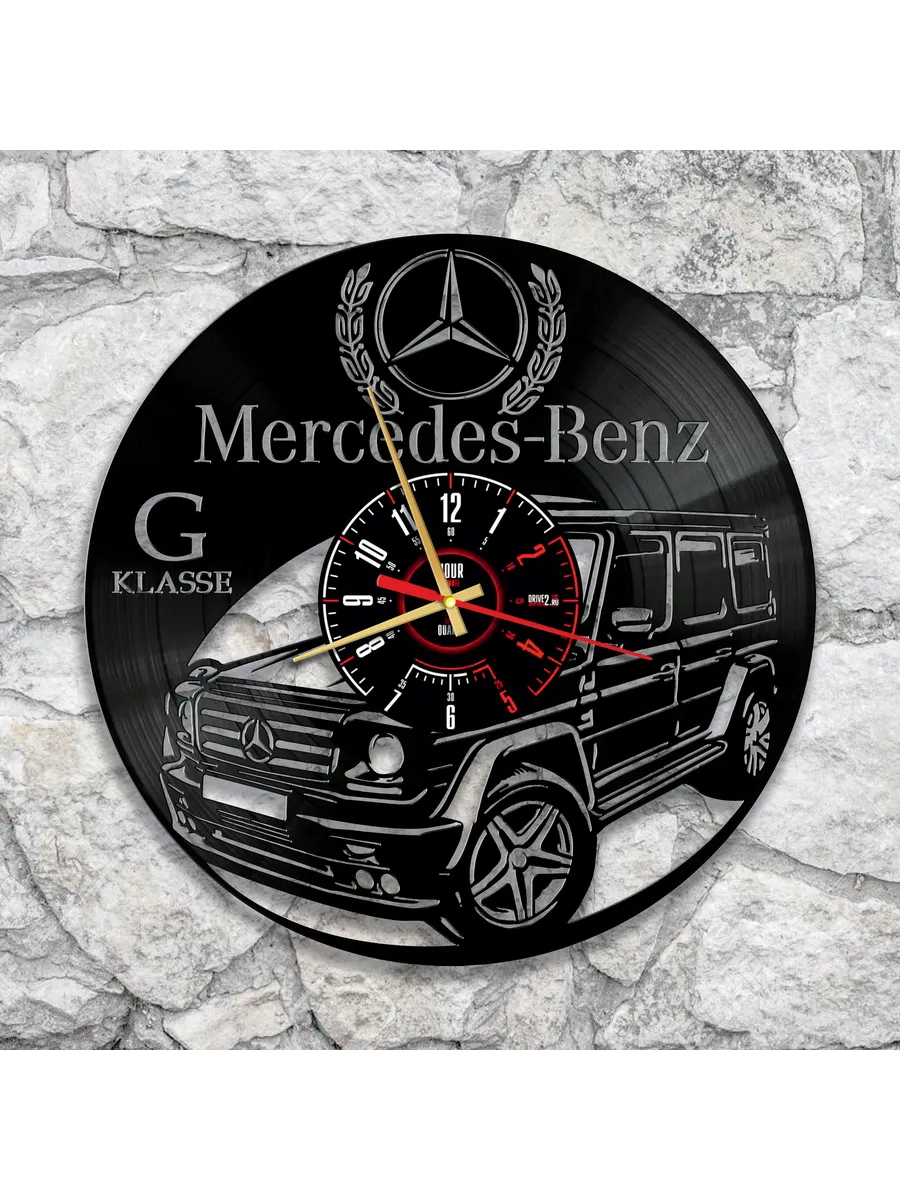 Настенные часы с Mercedes Gelandewagen, Мерседес Гелендваген