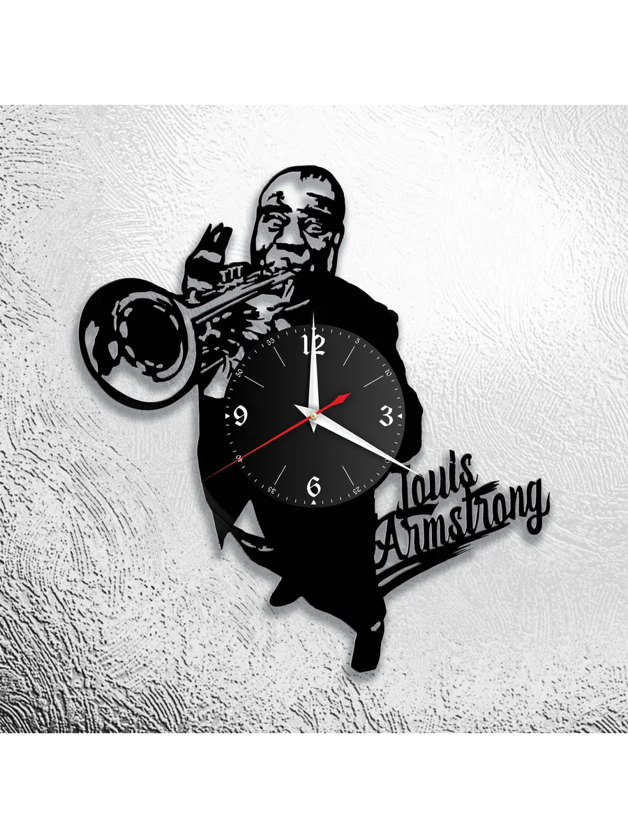 Настенные часы с Луи Армстронгом, Louis Armstrong