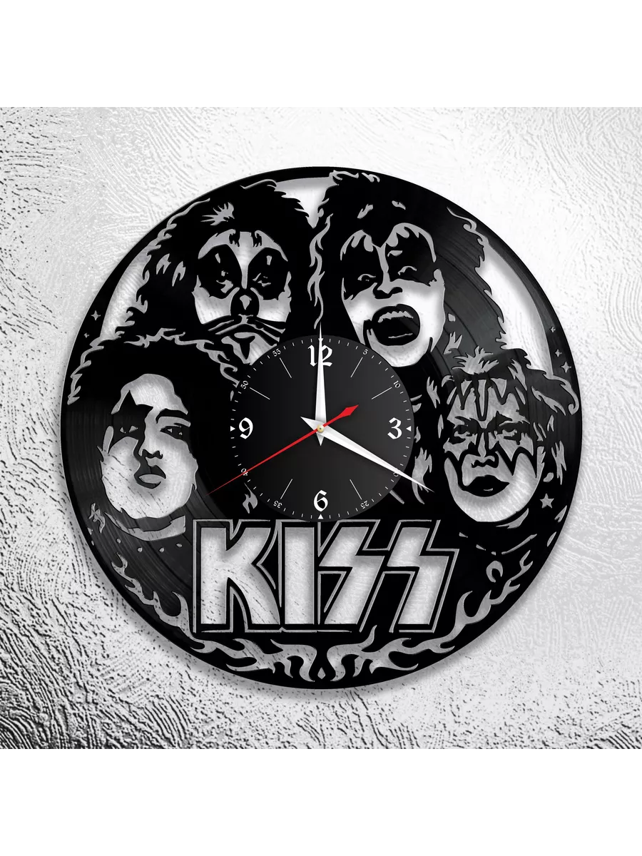 Настенные часы с группой KISS, Кисс