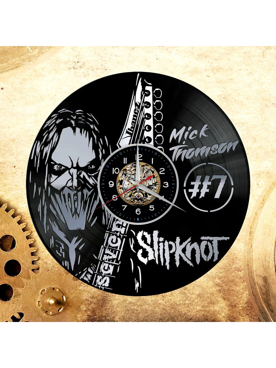 Настенные часы с Mick Thomson, Мик Томсон