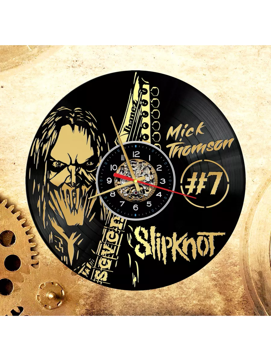 Настенные часы с Mick Thomson, Мик Томсон