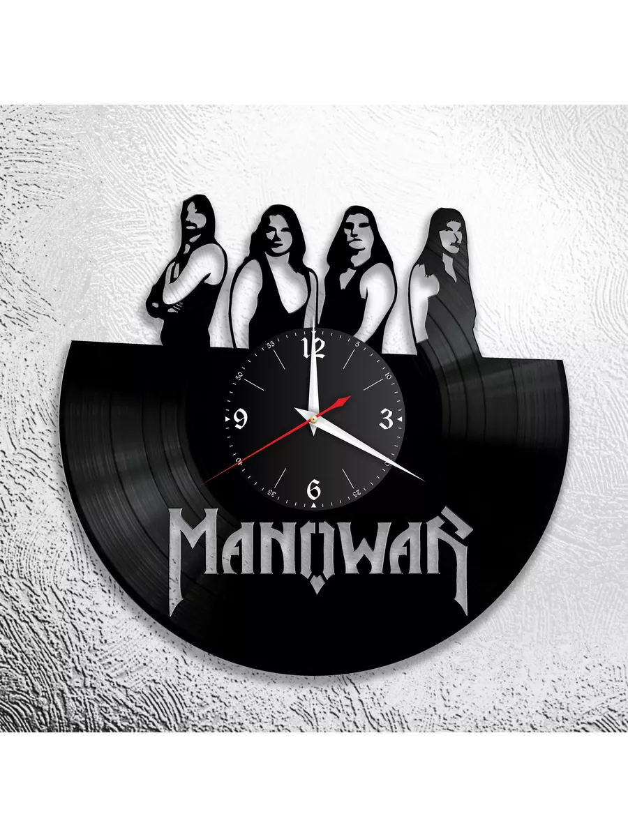 Настенные часы с группой Manowar, Мановар