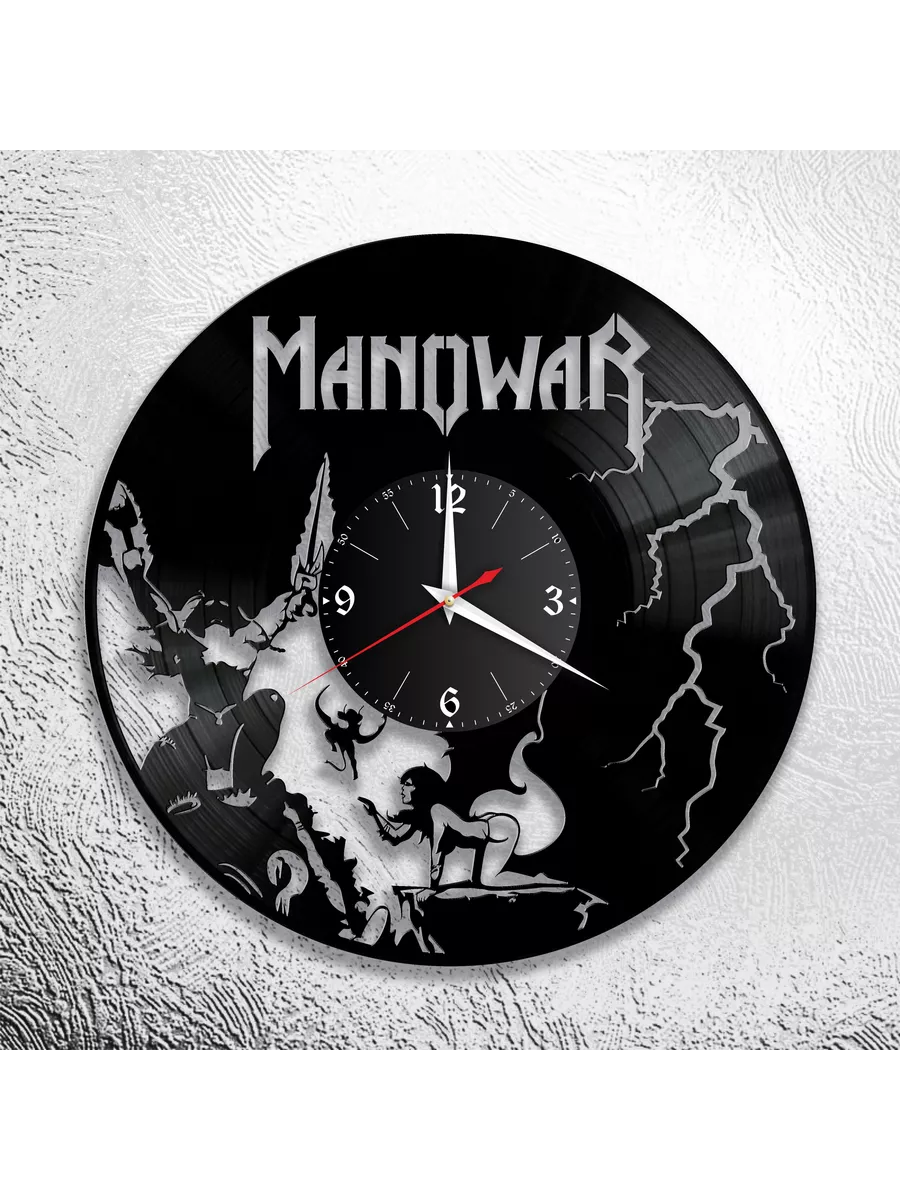 Настенные часы с группой Manowar, Мановар