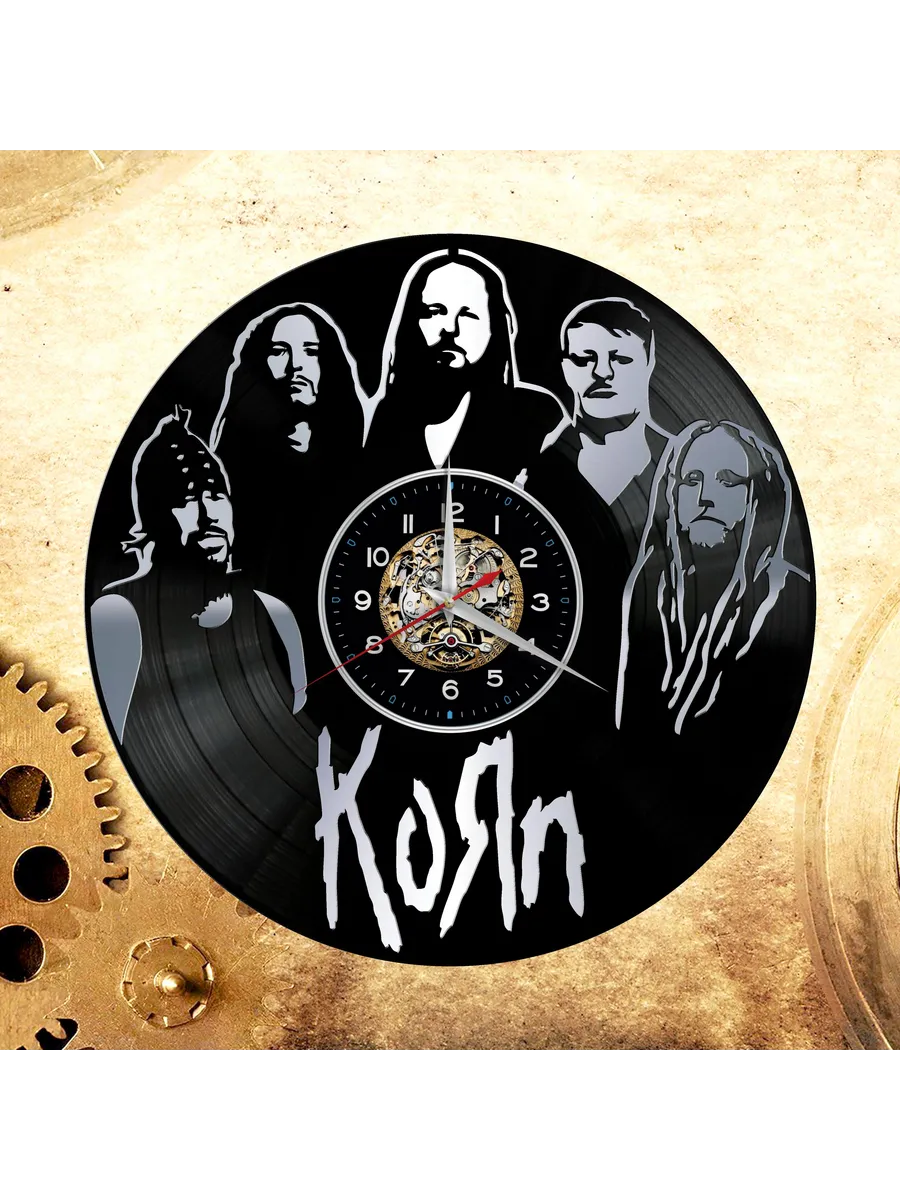 Настенные часы с группой Korn, KoЯn