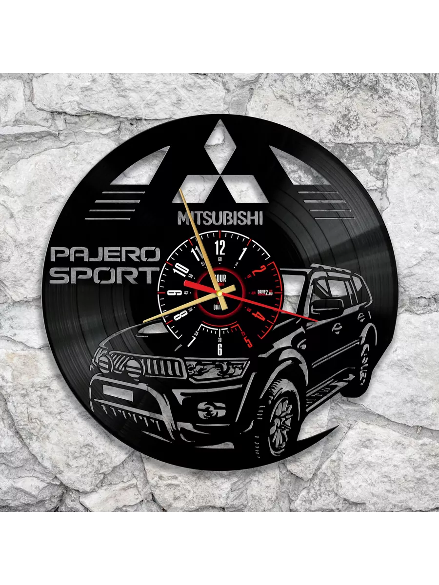 Настенные часы с Mitsubishi Pajero, Мицубиси Паджеро