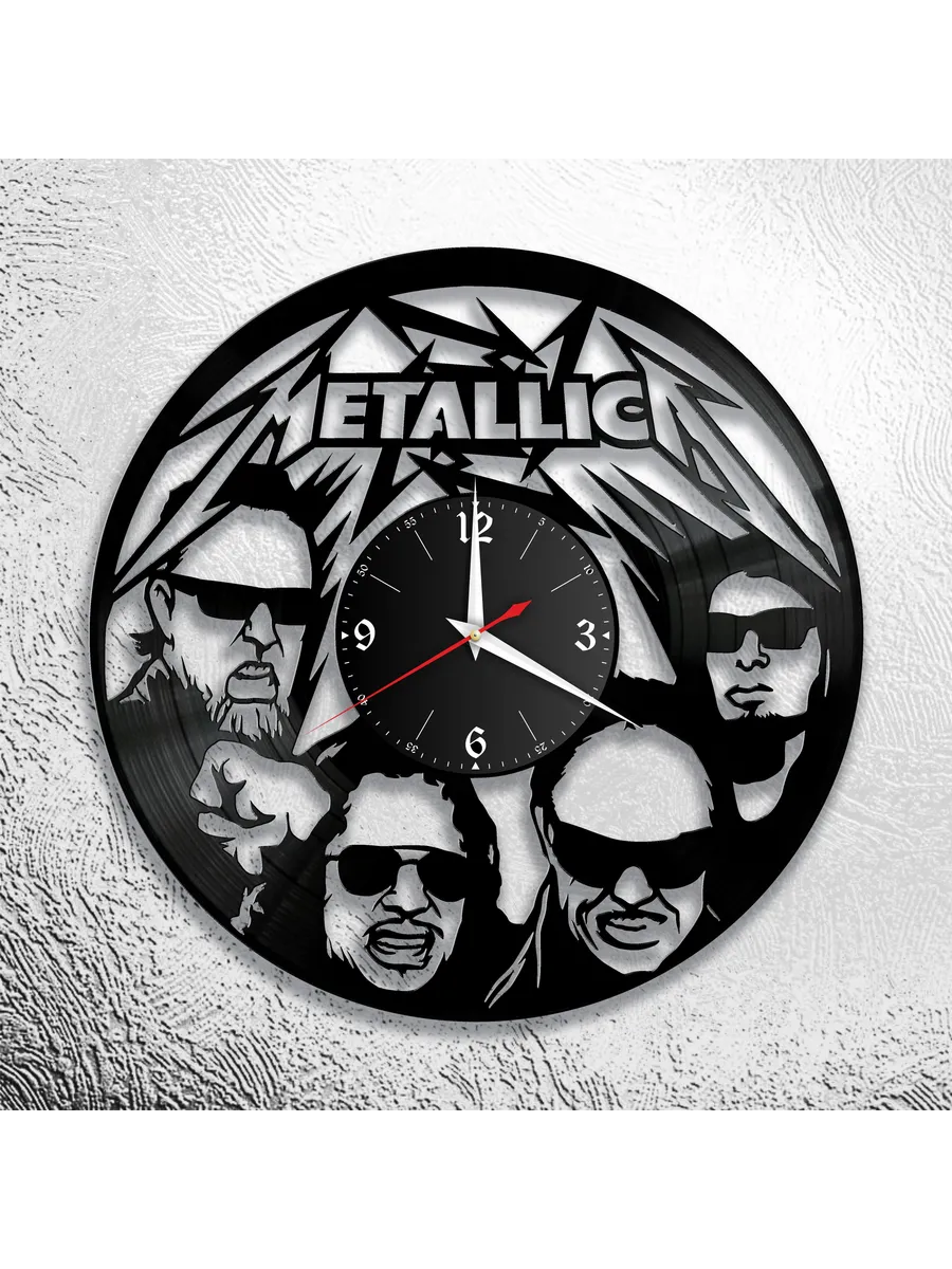 Настенные часы с группой Metallica, Металлика
