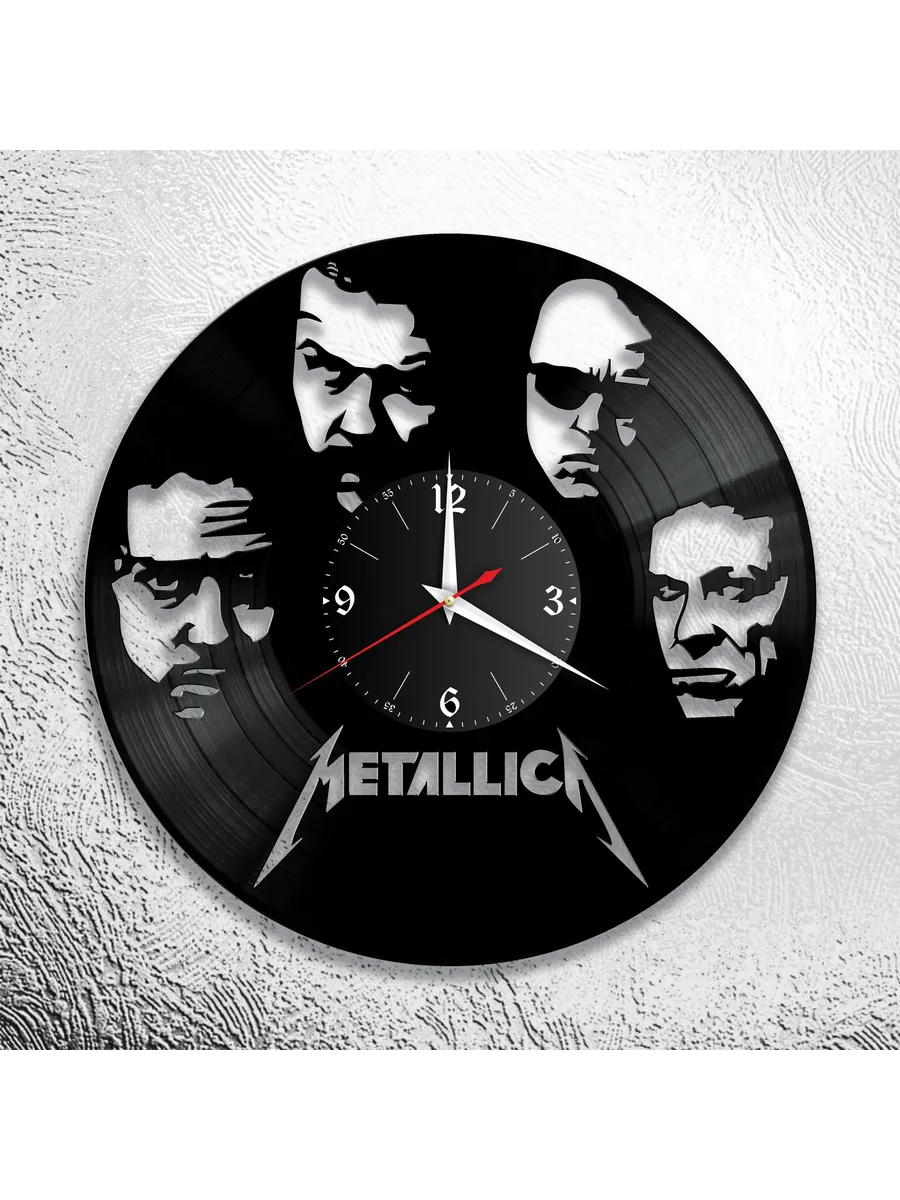 Настенные часы с группой Metallica, Металлика