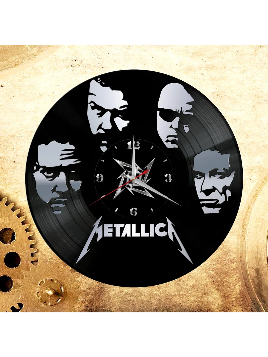 Настенные часы с группой Metallica, Металлика