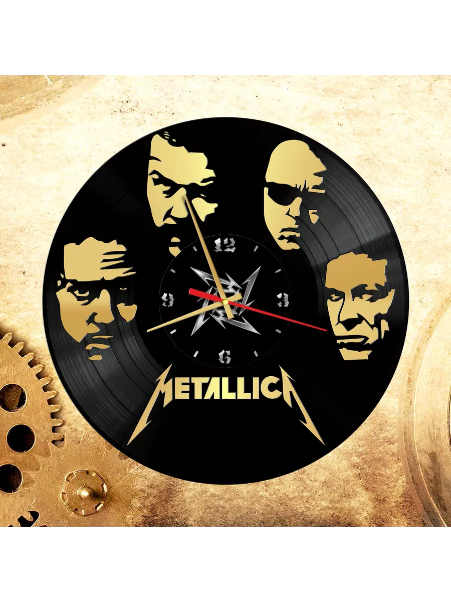 Настенные часы с группой Metallica, Металлика