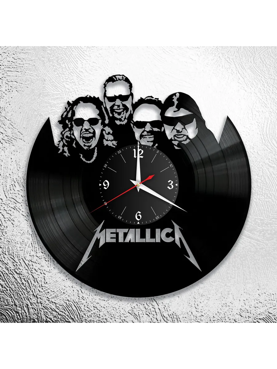 Настенные часы с группой Metallica, Металлика