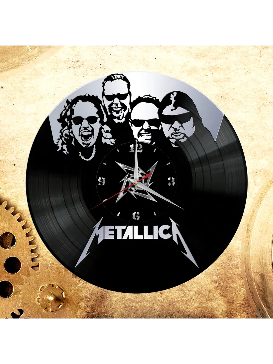 Настенные часы с группой Metallica, Металлика