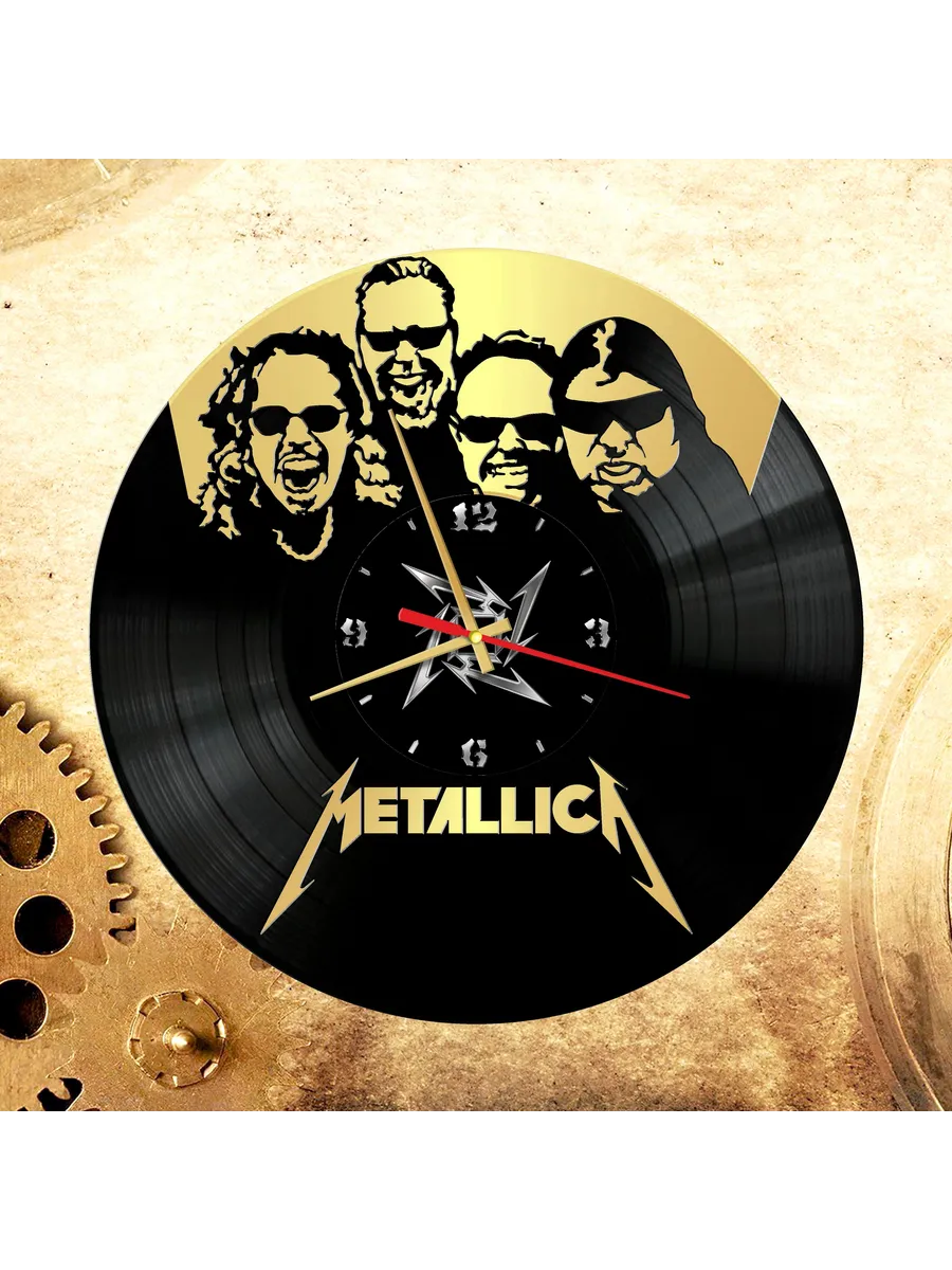 Настенные часы с группой Metallica, Металлика