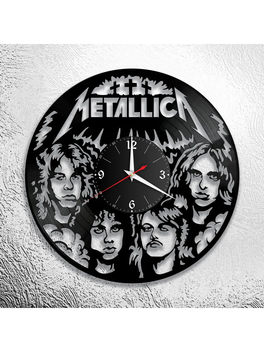 Настенные часы с группой Metallica, Металлика