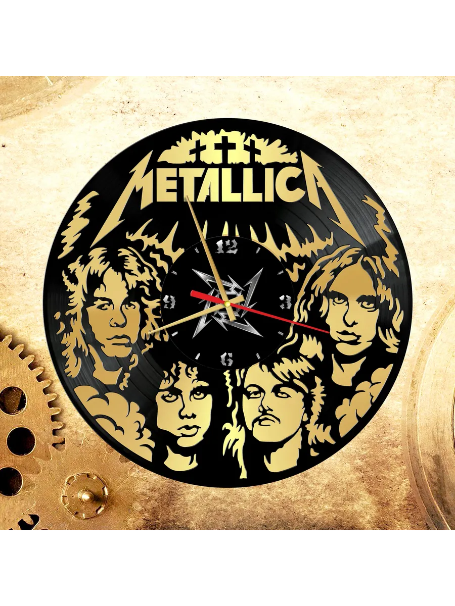 Настенные часы с группой Metallica, Металлика