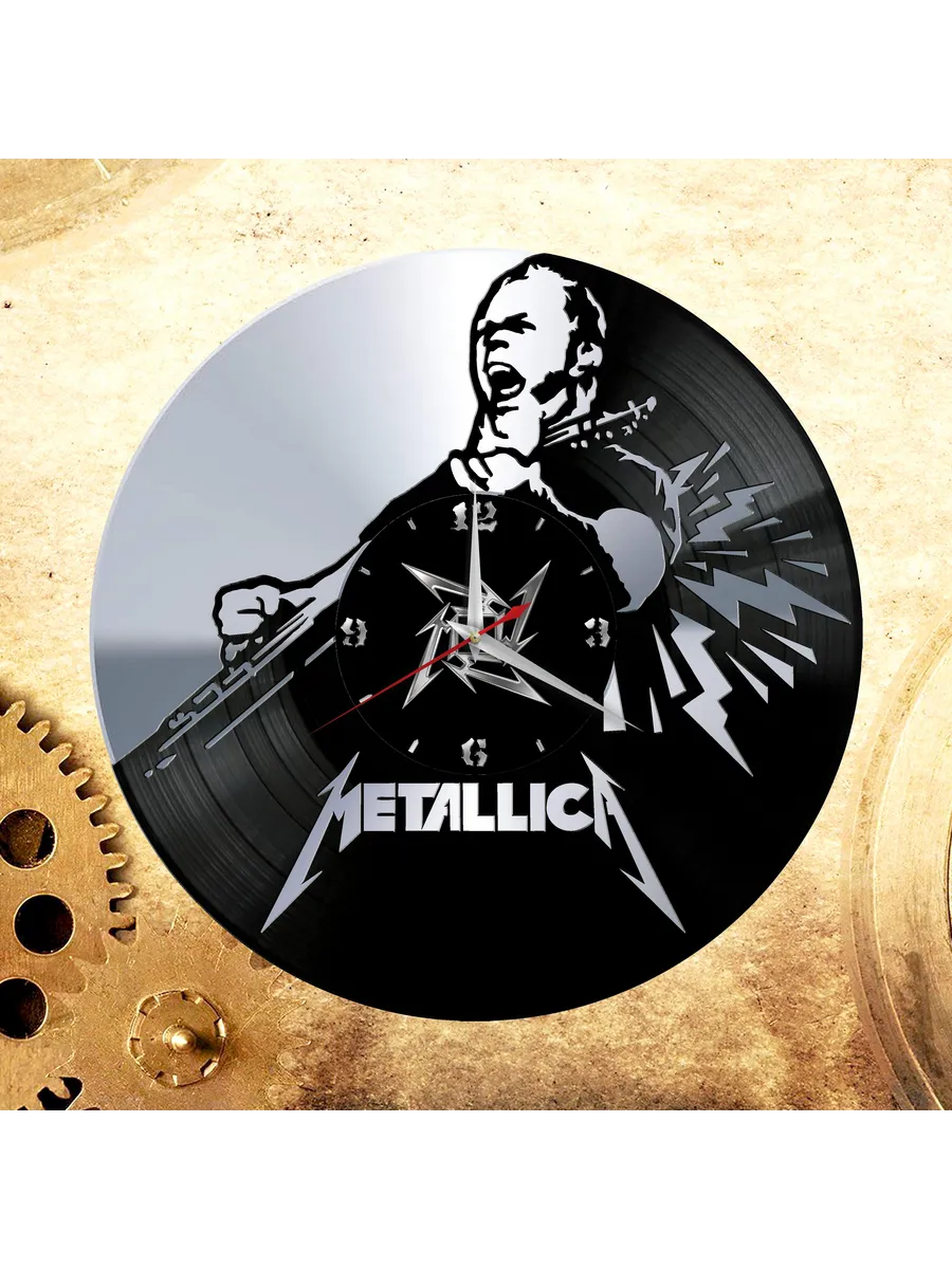 Настенные часы с группой Metallica, Металлика