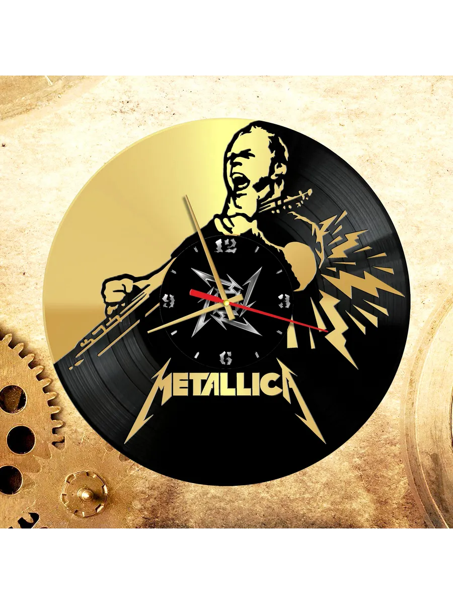 Настенные часы с группой Metallica, Металлика