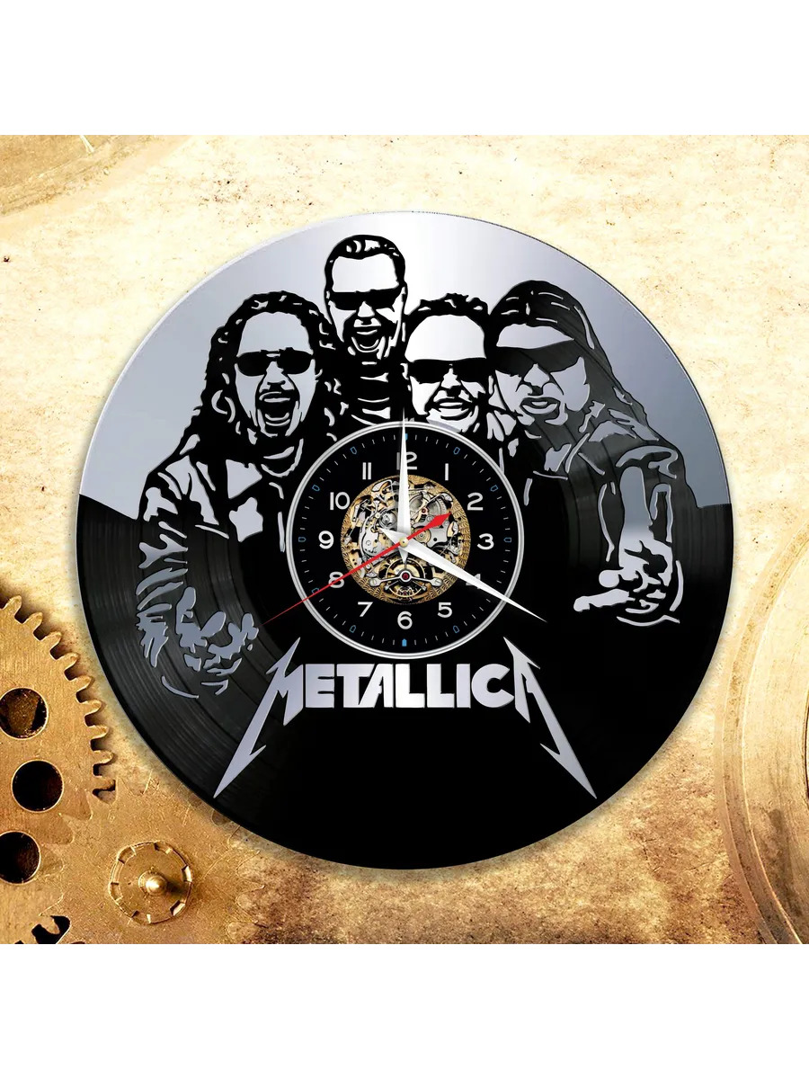Настенные часы с группой Metallica, Металлика