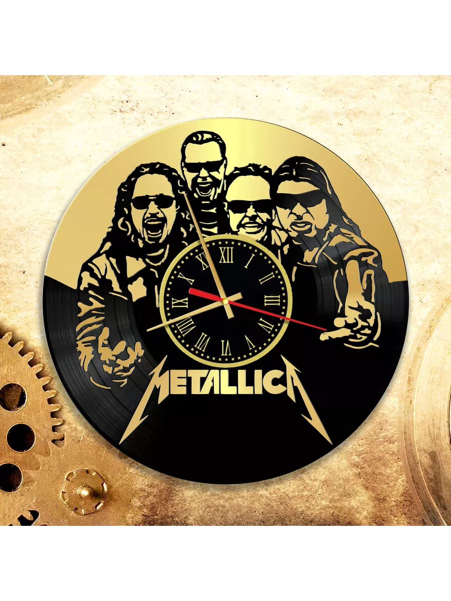 Настенные часы с группой Metallica, Металлика