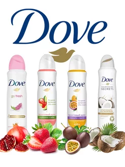 Дезодорант Dove Женский набор 4 шт DOVE 264914270 купить за 922 ₽ в интернет-магазине Wildberries