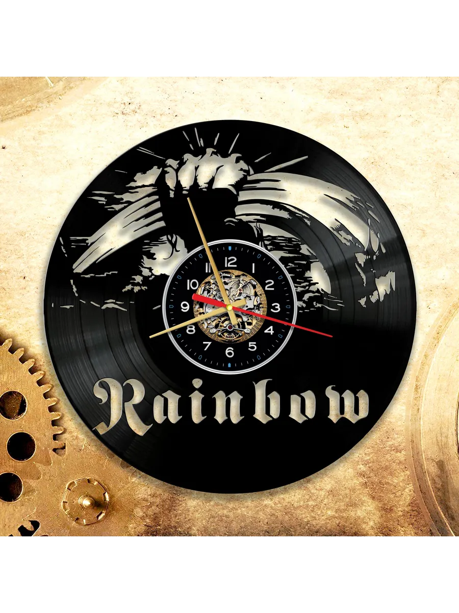 Настенные часы с группой Rainbow, Рэйнбоу