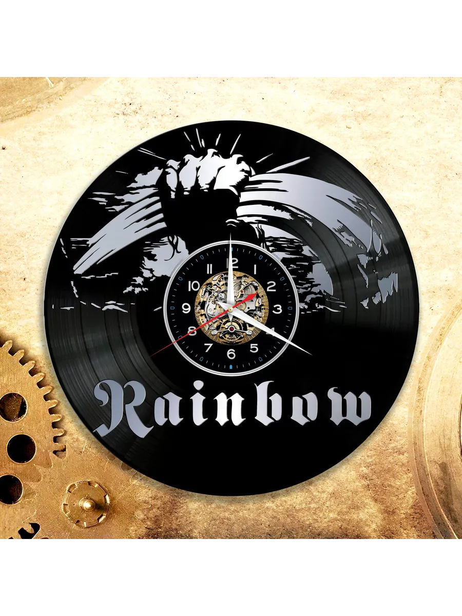 Настенные часы с группой Rainbow, Рэйнбоу