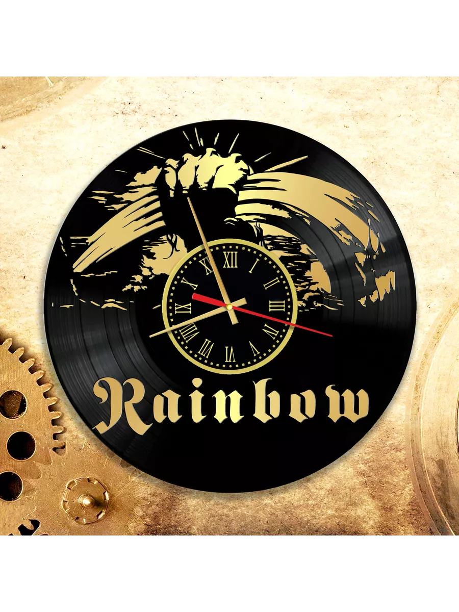 Настенные часы с группой Rainbow, Рэйнбоу