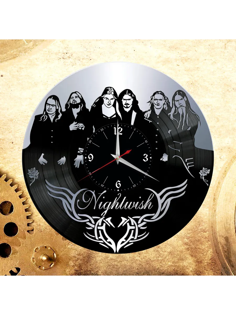 Настенные часы с группой Nightwish, Найтвиш