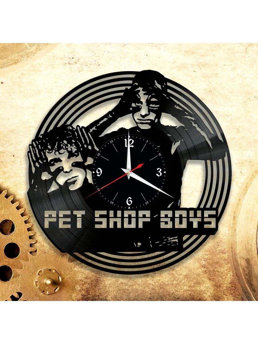Настенные часы с группой Pet Shop Boys